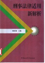 刑事法律适用<em>新</em>解析