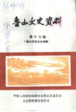 <em>鲁山</em>文史资料  第17辑  <em>鲁山</em>历史论专辑