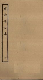 东维子<em>文集</em>  <em>3</em>