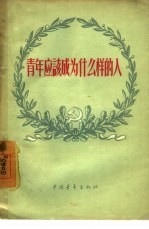 <em>青年</em>应该成为什么样的人