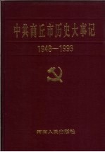 中共商丘市历史大事记  1948.11-1993.3