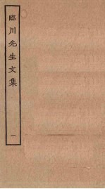 临川先生<em>文集</em>  <em>1</em>