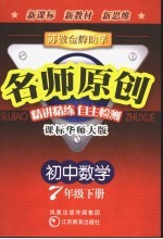 苏教金牌助学·名师<em>原创</em>  课标华师大版  初中数学  七年级  下