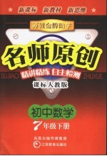 苏教金牌助学·名师<em>原创</em>  课标人教版  初中数学  七年级  下