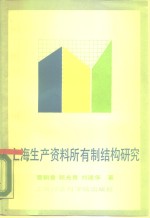 上海生产资料所有制结构研究