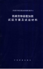 《<em>铁路</em><em>货物</em>装载加固规则》附件  6  <em>铁路</em><em>货物</em>装载加固试运方案及试运材料