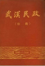武汉<em>民政</em>  <em>志</em>稿  1840-1985