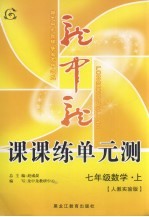 龙中龙课课练单元测  七年级数学  上  人教实验版