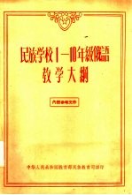 <em>民族</em>学校1—10年级俄语教学大纲