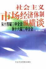 社会主义市场经济体制纵横谈  从十四届三中全会到十六届三中全会