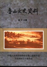 <em>鲁山</em>文史资料  第19辑