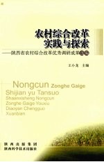 农村综合改革实践与探索  陕西省农村综合改革优秀调研成果选编
