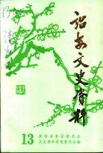诏安文史资料  第13期