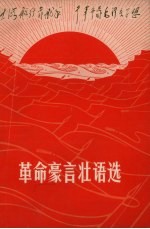 <em>革命</em>豪言壮语选