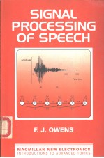 <em>SIGN<em>A</em>L</em> <em>PROCESSING</em> OF SPEECH