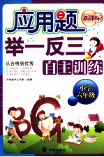 应用题举一反三自主训练  小学六年级