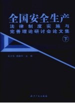 全国安全生产法律制度实施与完善理论研讨会论文集  下