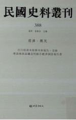 民国史料丛刊  388  经济·概况