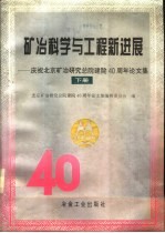 矿冶科学与工程新进展  庆祝北京矿冶研究总院建院四十周年论文集  下
