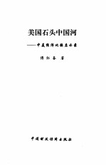 美国石头中国河  中美经济比较启示录