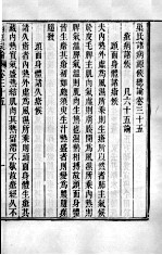 周氏医学丛<em>书</em>  病源候论  卷35-41
