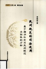 民间规范的司法<em>运用</em>