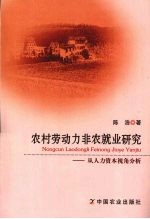 农村劳动力非农就业研究  从人力资本视角分析