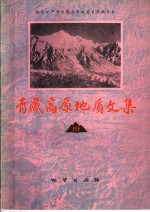 青藏高原地质<em>文集</em>  19