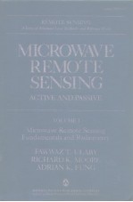M<em>i</em>crowave Remote Sens<em>i</em>ng <em>Volume</em> <em>I</em>