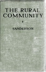 <em>THE</em> RURAL COMMUNITY