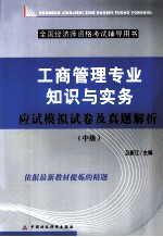 工商管理专业知识与实务应试模拟试卷及真题解析  中级