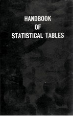 HAN<em>D<em>B<</em>/em>OOK OF STATISTICAL TA<em>BL</em>ES