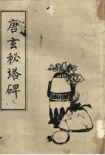 <em>唐</em>玄秘塔碑