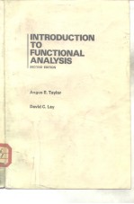 <em>INTRODUCTION</em> <em>TO</em> FUNCTIONAL ANALYSIS