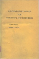 CONTEMPORARY OPTICS <em>FOR</em> SCIENTISTS AND <em>ENGINEERS</em>
