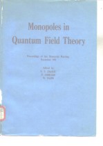 Monopoles in <em>Quantum</em> Field Theory