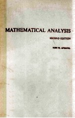 MATHEMATICAL <em>ANALYSIS</em> <em>SECOND</em> <em>EDITION</em>