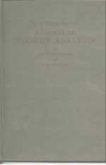 A COURSE <em>OF</em> MODERN <em>ANALYSIS</em>