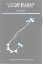 <em>ADVANCES</em> <em>IN</em> LASERS AND  APPLICATIONS