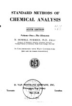 STANDARD <em>METHODS</em> <em>OF</em> CHEMICAL <em>ANALYSIS</em> SIXTH EDITION