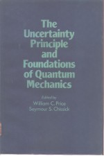 The Uncertainty Principle andFoundations <em>of</em> QuantumMechanics