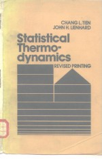 Statistical <em>Thermodynamics</em> Revised Printing