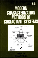 MODERN CHARACTERIZATION <em>METHODS</em> <em>OF</em> SURFACTANT SYSTEMS