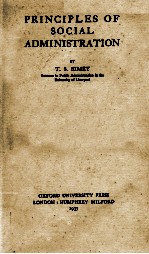PRINCIPLES OF SOCIAL ADMINIS<em>TR</em>A<em>TI</em>ON