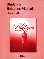STUDENT＇S SOLUTIONS <em>MANUAL</em>  FIFTH EDIITON