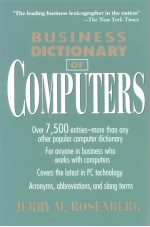 Business diction<em>a</em>ry <em>of</em> <em>Computers</em>