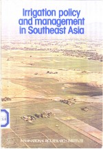 Irrigation policy and management <em>in</em> Southeast Asia