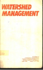WATERSHED <em>MANAGEMENT</em>