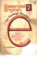 Essenti<em>a</em>l English <em>for</em> <em>For</em>eign <em>Students</em> BOOK TWO