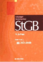 STRAFGESETZBUCH LEIPZIGER KOMMENTAR GROBKOMMENTAR <em>1</em>2.